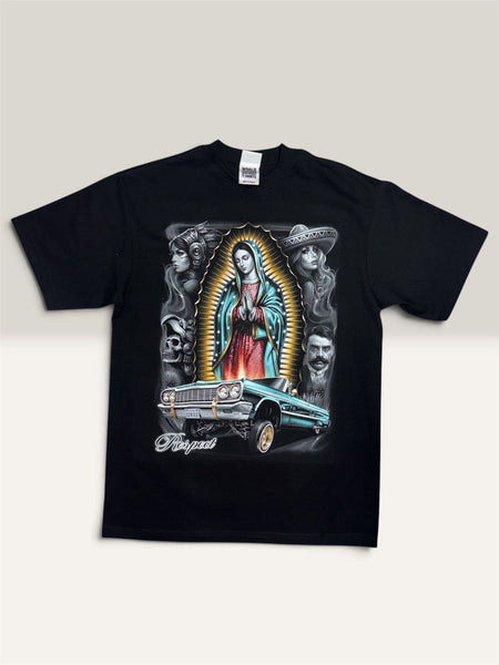 Virgen Mary Respect Tee - Craze Fashion
