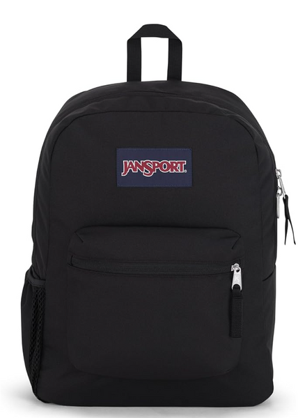 Cross Town Plus Black Backpack Jansport - Craze Fashion Cross Town Plus Black Backpack Jansport - Craze Fashion