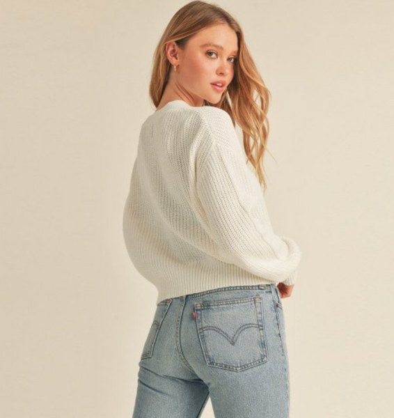 Oversized Crop Cardigan 74351 - Craze Fashion Oversized Crop Cardigan 74351 - Craze Fashion
