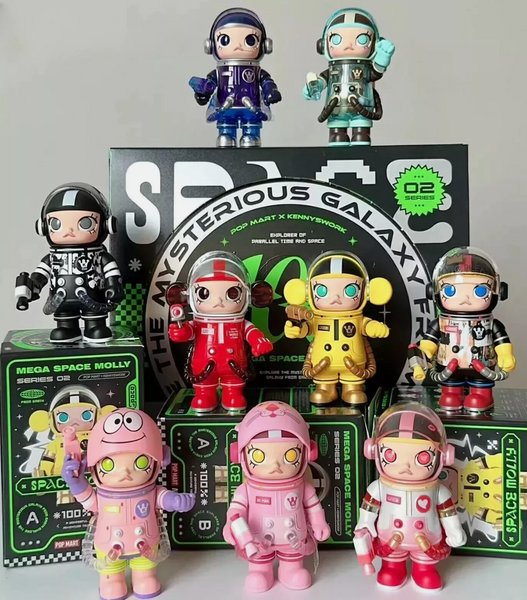 Mega Space Molly 2体　専用ディスプレイBOX付き　シークレット Mega Space Molly Blind Box Series 2 - Craze Fashion