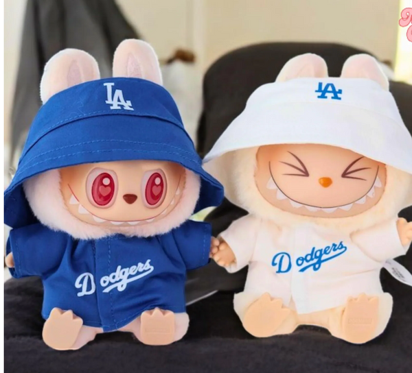 Los Angeles Dodgers 着せ替え　17番　らぶぶ　縫い服　野球 ラブブ ユニフォーム 17 着せ替え ぬい服 ドジャース Dodgers