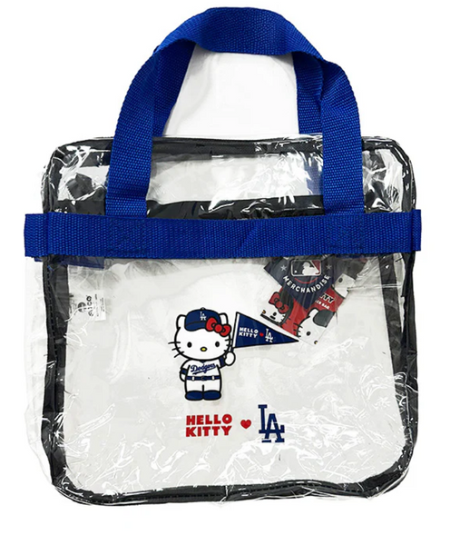 LA Dodgers Hello Kitty Clear Messenger Bag - Craze Fashion