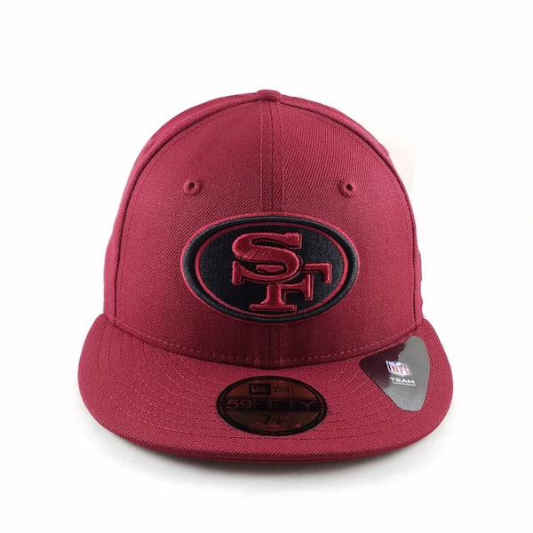 NEW ERA CAPS San Francisco 49ers Maroon 59Fifty Fitted Hat