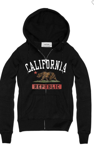 Zipper California Hoody JK351 - Craze Fashion