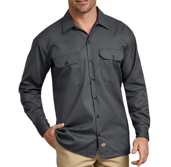 Dickies × MAC TOOLS グレー　ワークシャツ XL 企業物 Dickies × MAC TOOLS グレー ワークシャツ XL 企業物