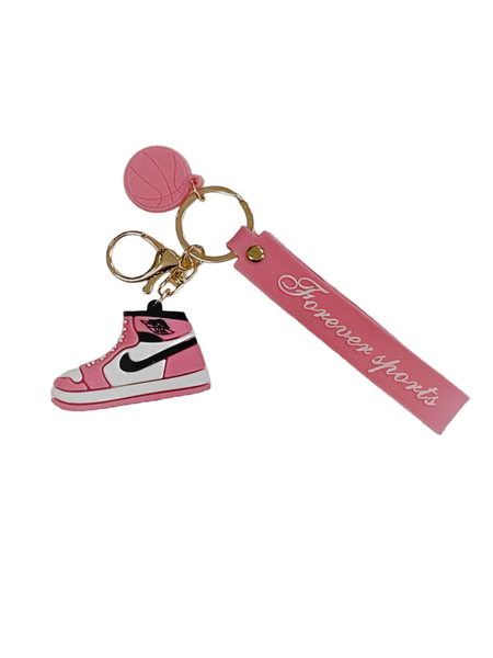Craze Fashion LV Sneaker Keychain Pink