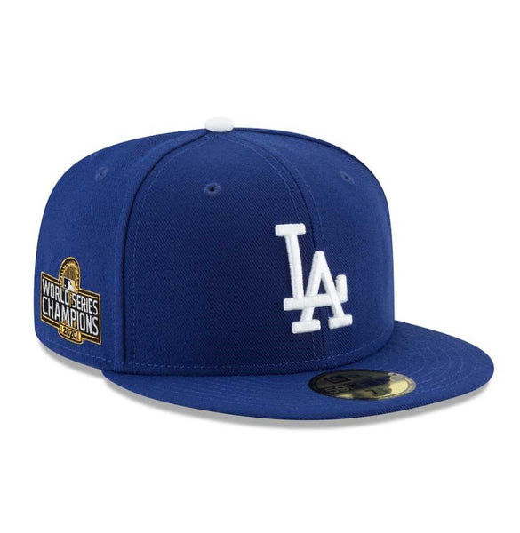 Los Angeles Dodgers 2020 WORLD SERIES SILVER-BOTTOM Royal Fitted