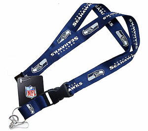 4 X Sports Lanyards NFL Seattle Seahawks 12th Man Ticket Credential Badge  Holder, 1 - Fry's Food Stores