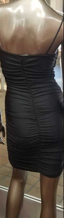 Bustier Peep Spaghetti Dress Cristina 1550