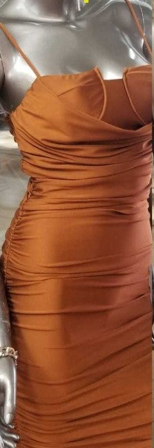 Bustier Peep Spaghetti Dress Cristina 1550