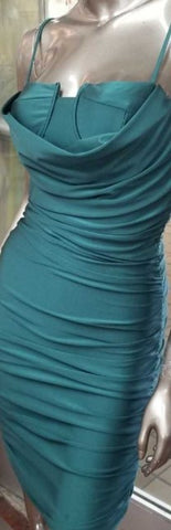 Bustier Peep Spaghetti Dress Cristina 1550