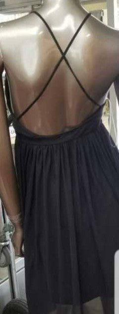 Deep V Neck Baby Doll Dress Cristina 1568