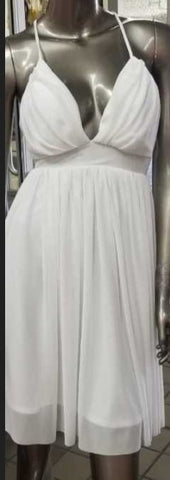 Deep V Neck Baby Doll Dress Cristina 1568