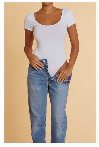 Scoop Neck Bodysuit Bozzolo 13787