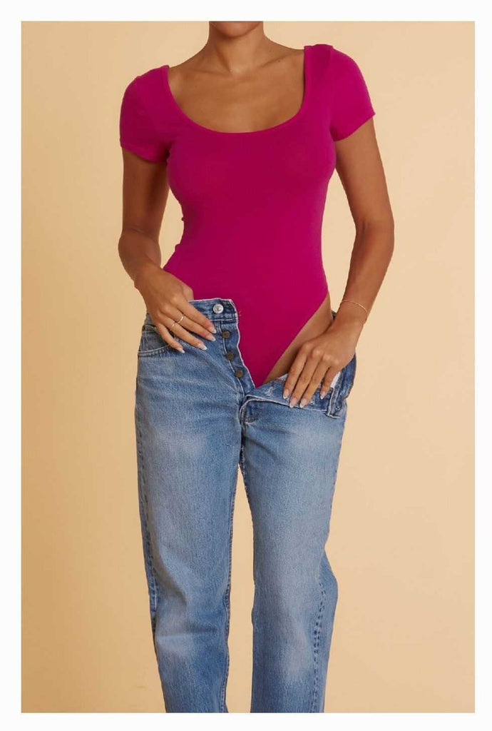 Scoop Neck Bodysuit Bozzolo 13787