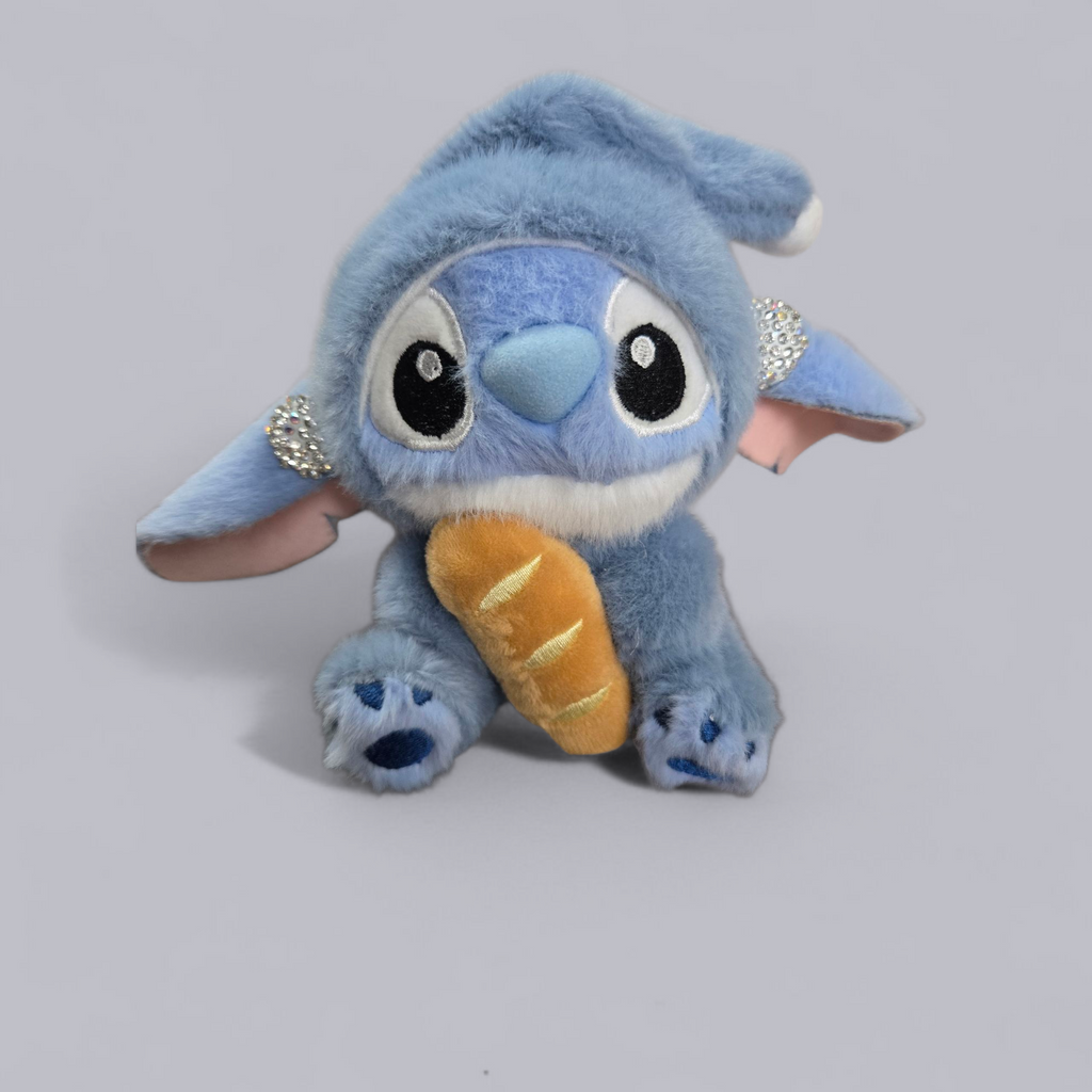 Stitch Foodie Plush Keychain