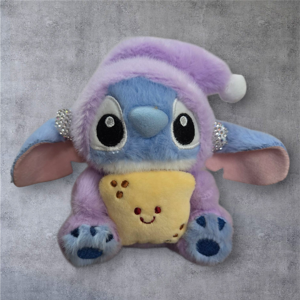 Stitch Foodie Plush Keychain