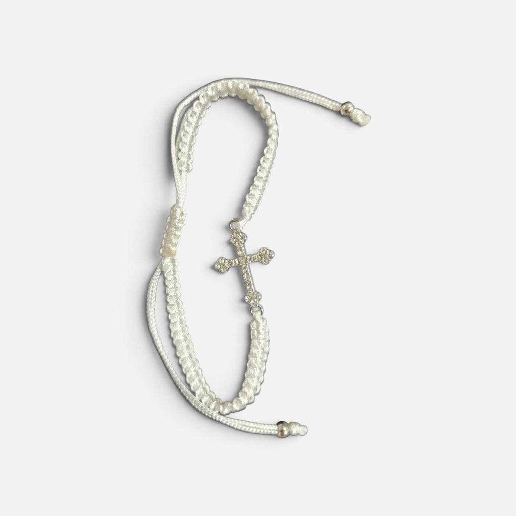 Cross Rhinestone Faith Protection Bracelet