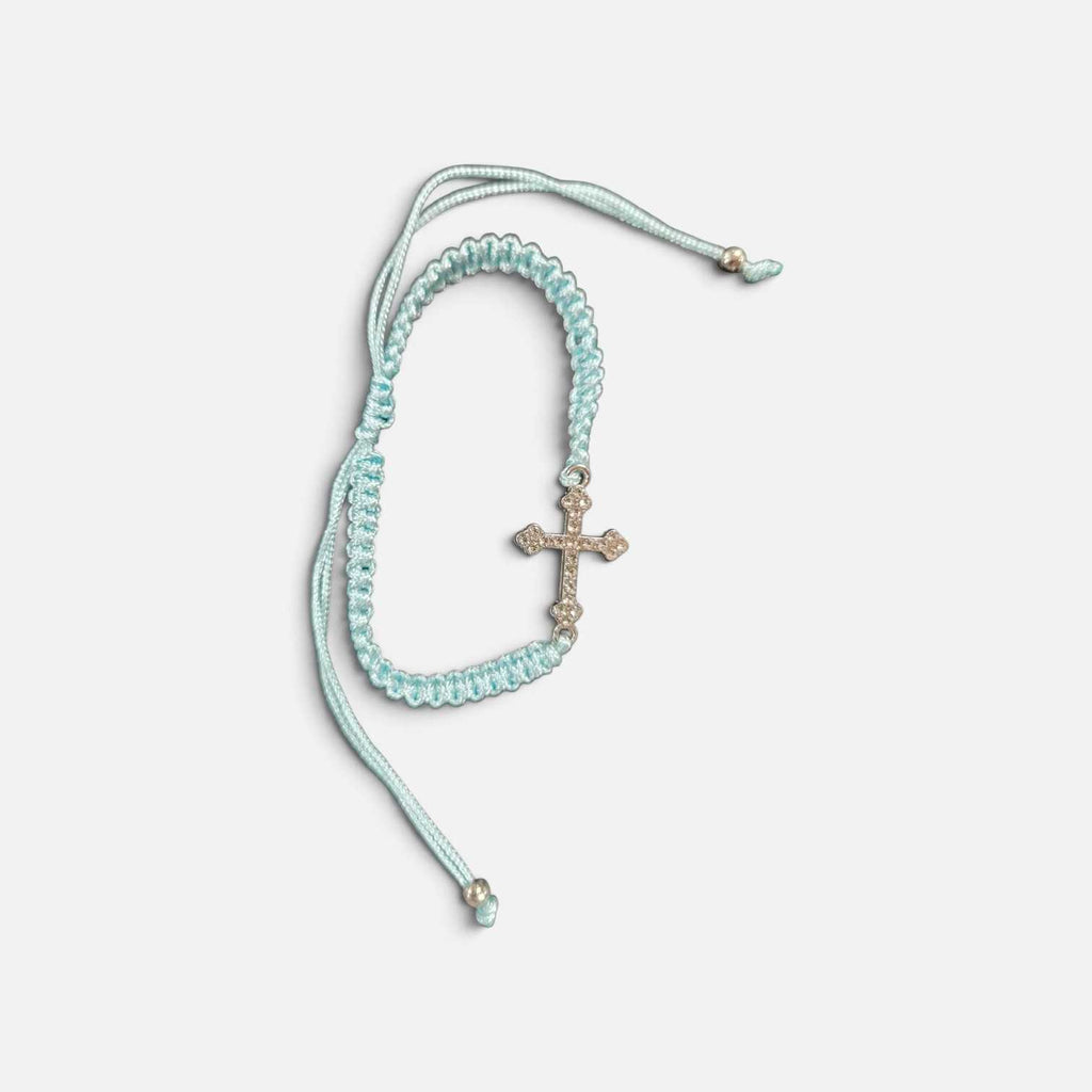 Cross Rhinestone Faith Protection Bracelet