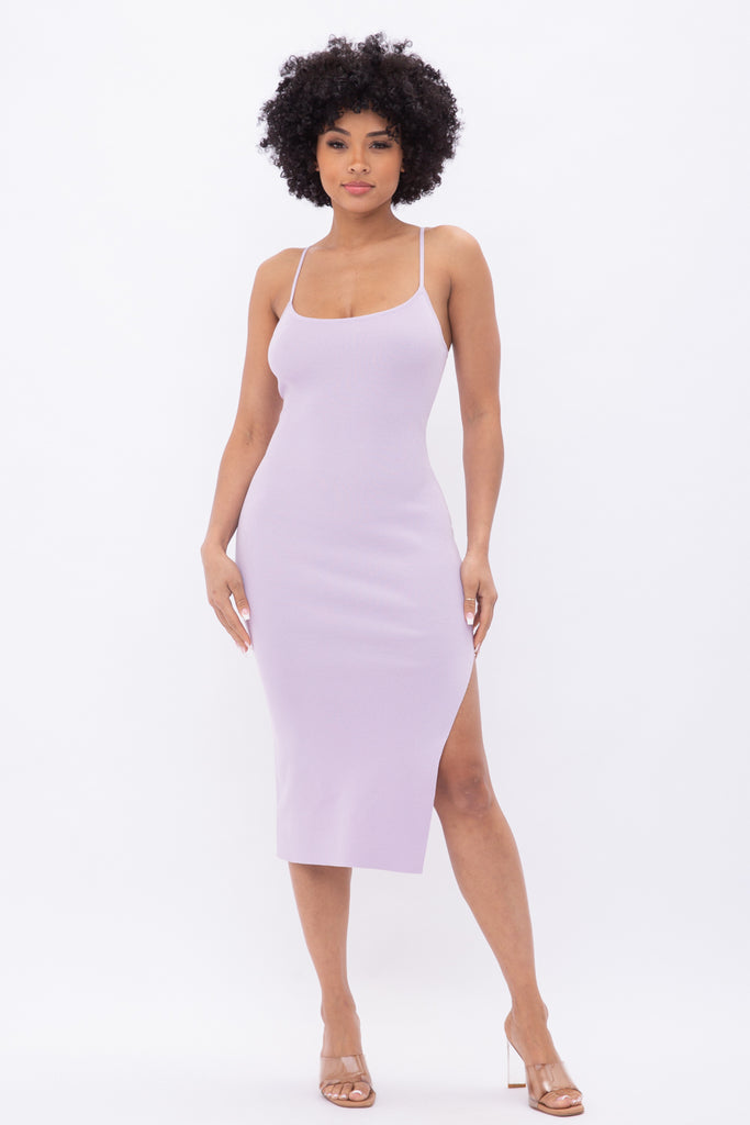 Side Slit Cami Dress 21052