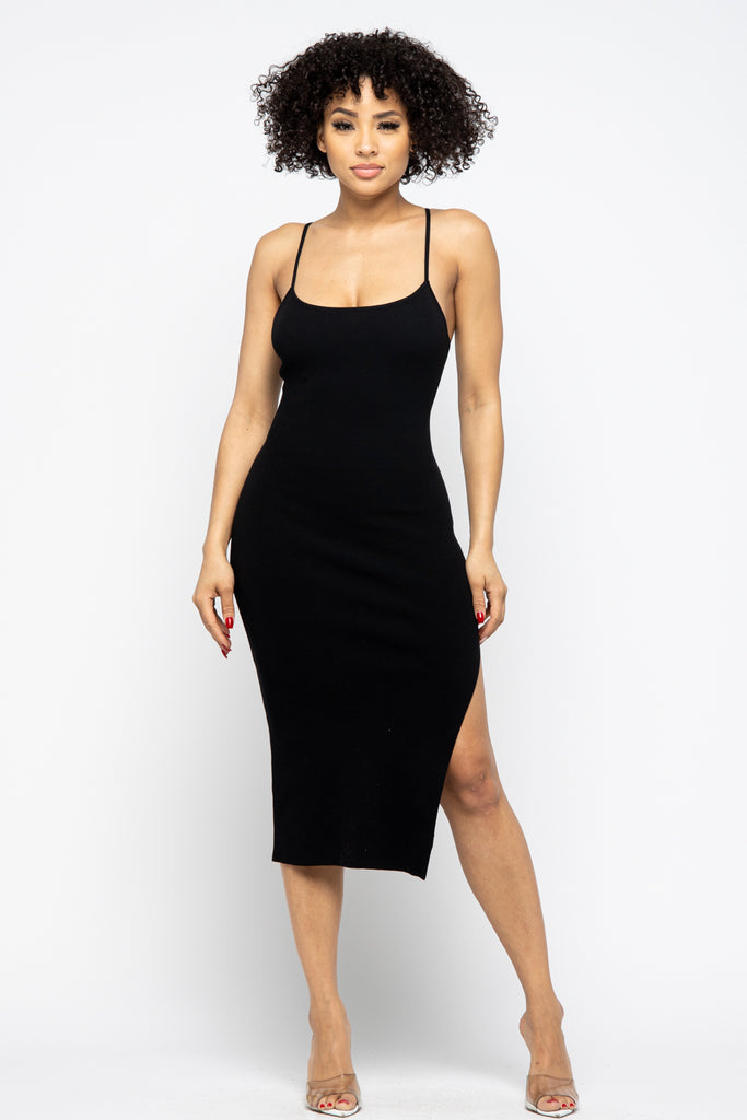 Side Slit Cami Dress 21052