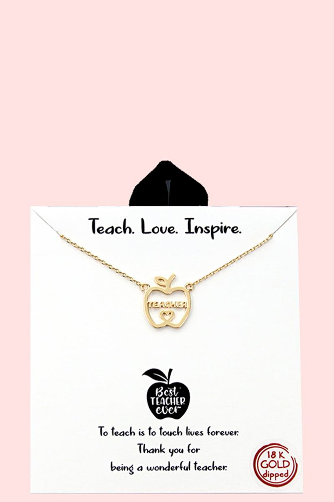 Teach. Love. Inspire Necklace