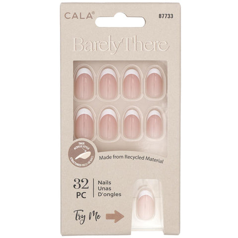 Cala Barely There French Tip Nail Press Ons