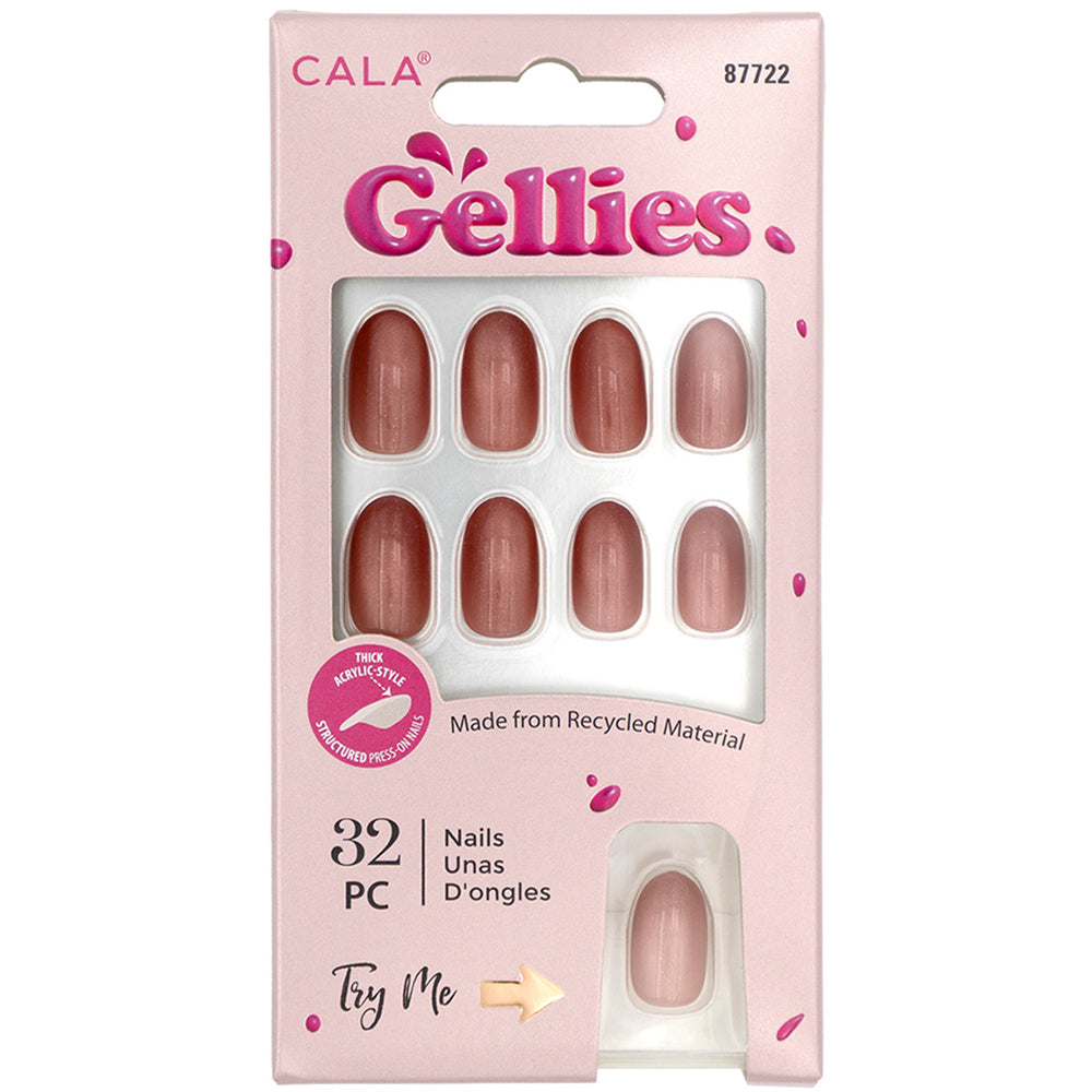 Cala Gellies Rose Gold Cat Eye Design Press Ons