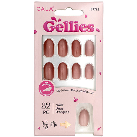 Cala Gellies Rose Gold Cat Eye Design Press Ons