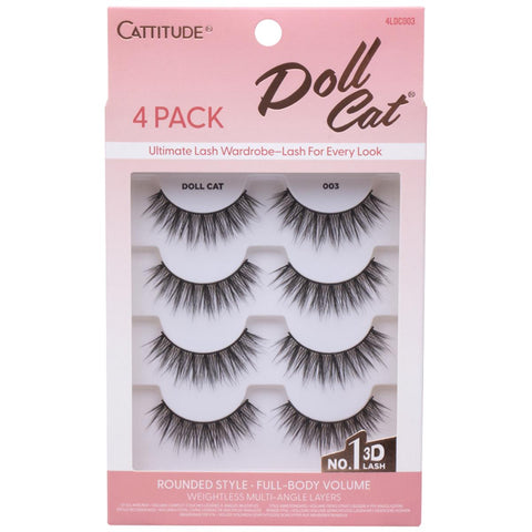 Cattitude Doll Cat 4pk Eyelashes