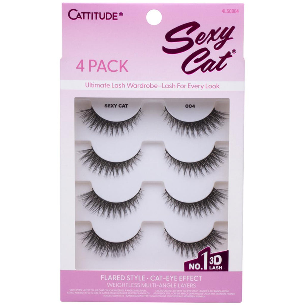Cattitude Sexy Cat 4pk Eyelashes