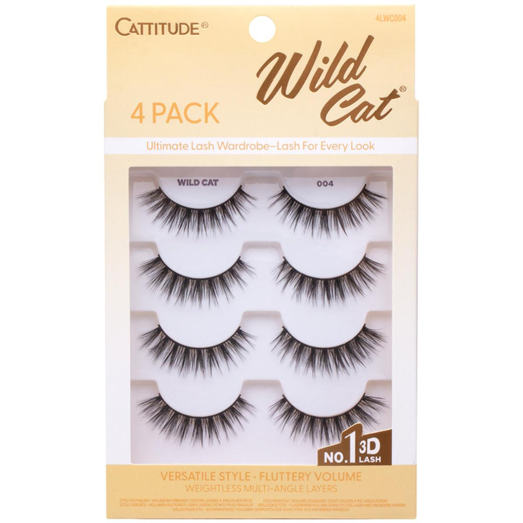 Cattitude Fluttery Volume Eyelash 4pk Set