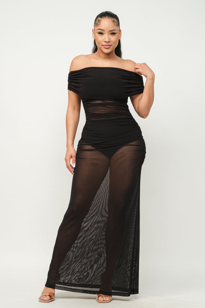 Off The Shoulder Maxi Dress 23223
