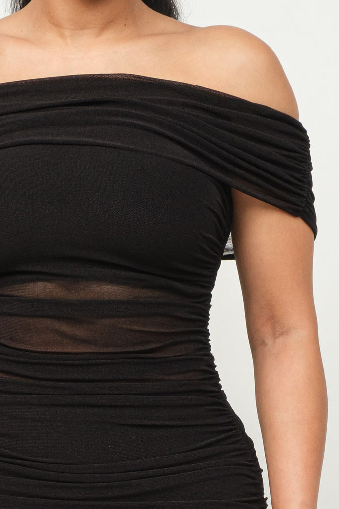 Off The Shoulder Maxi Dress 23223