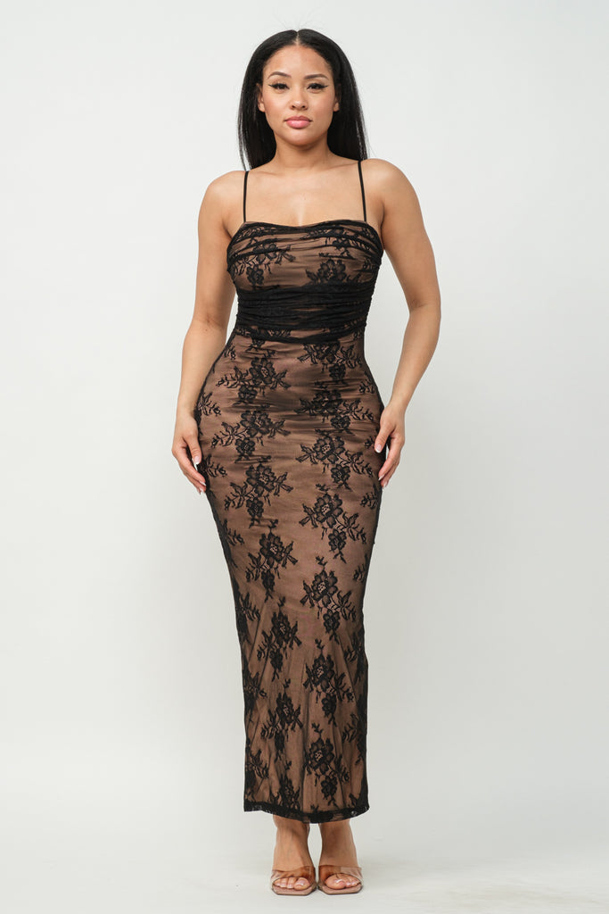 Lace Maxi Dress 23245