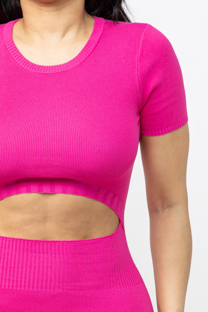 Cut Out Waist Maxi Dress 23262