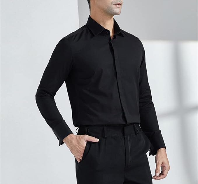 Long Sleeve Plain Button Up