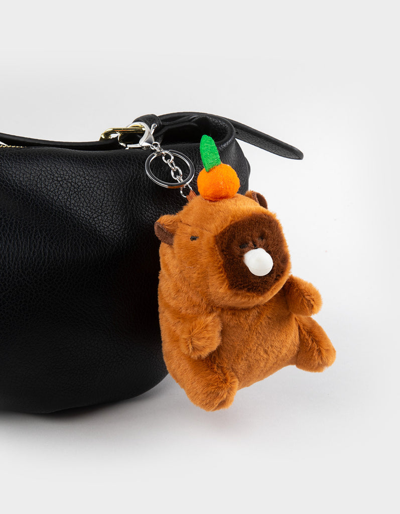 Capybara Plush Keychain