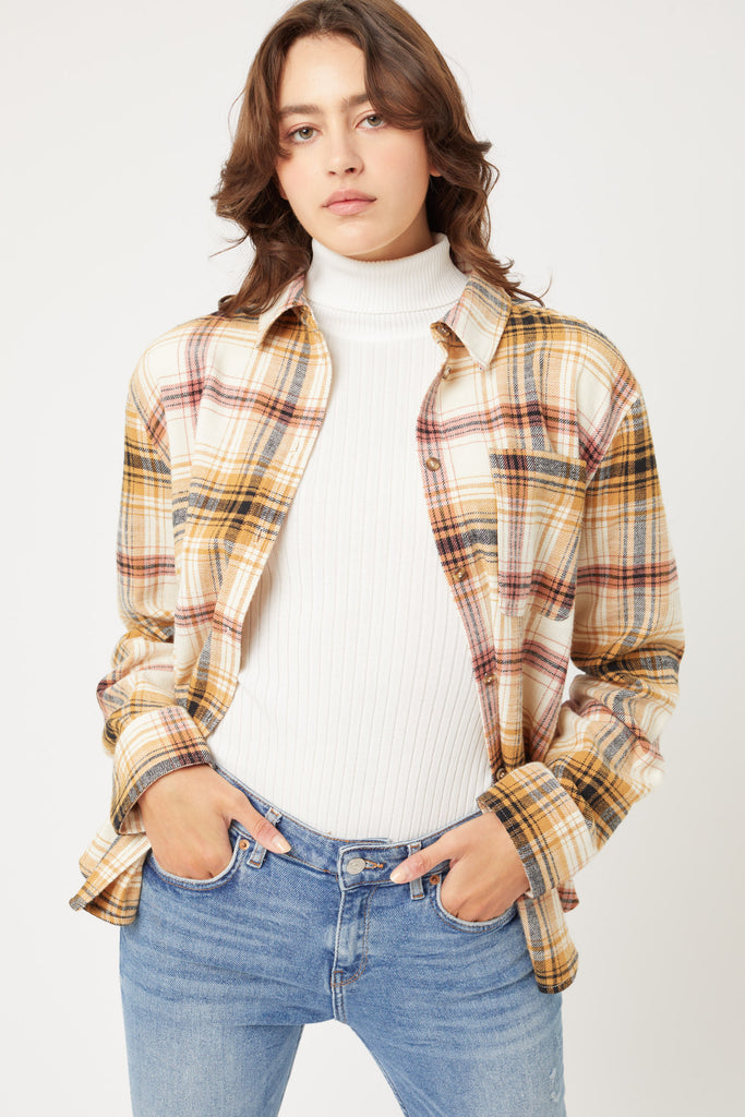 Long Sleeve Flannel 1591 ( FINAL SALE )