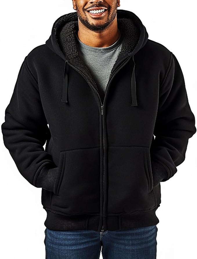 Sherpa Fleece Zipper Hoody