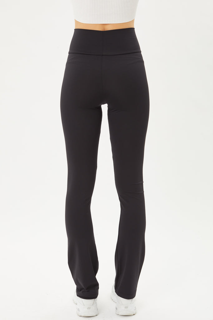 High Waist Flared Leggings Love Tree 6786