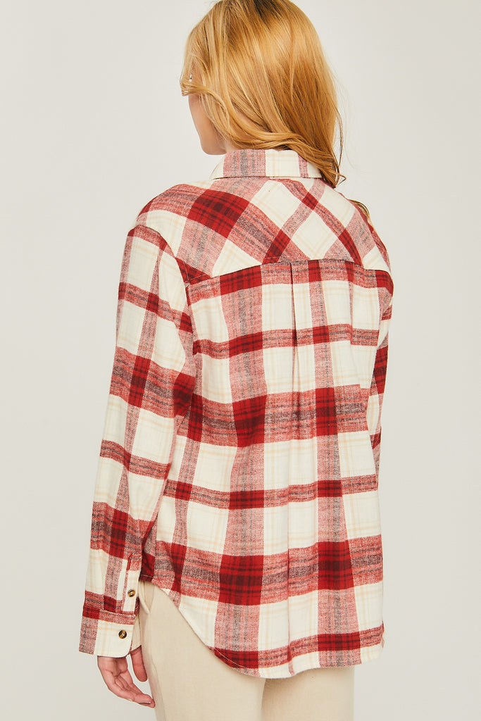 Long Sleeve Flannel 1591 ( FINAL SALE )