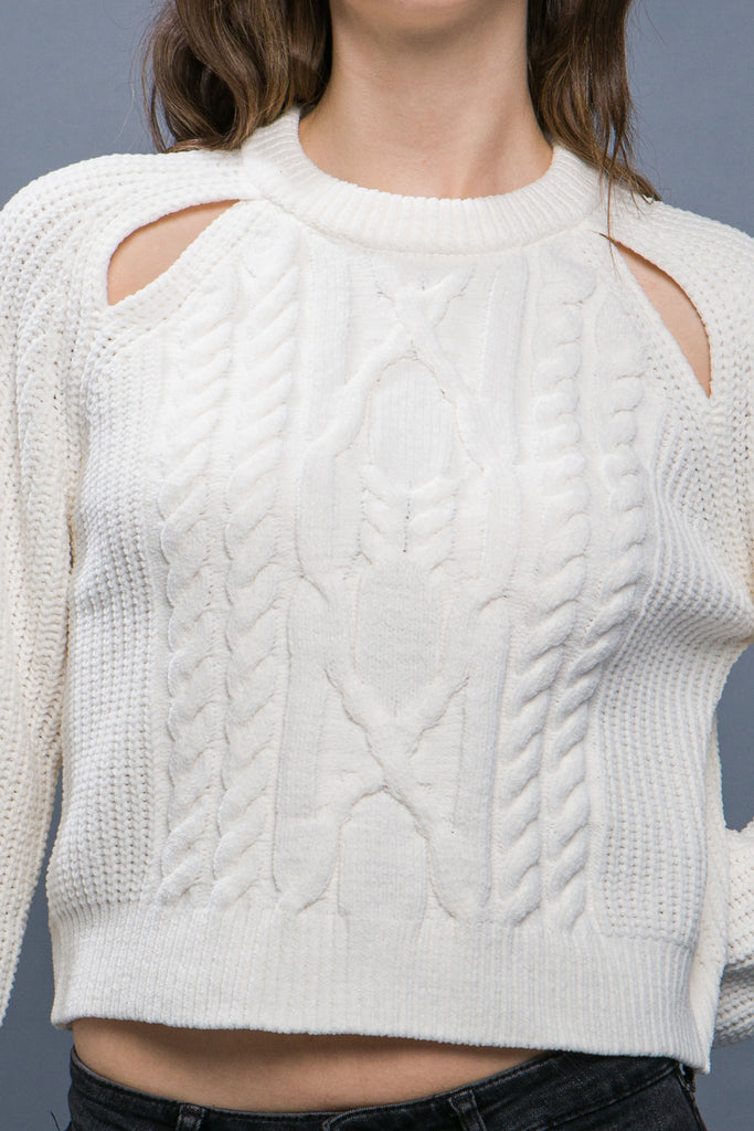 Knit Pullover Sweater Love Tree 90098