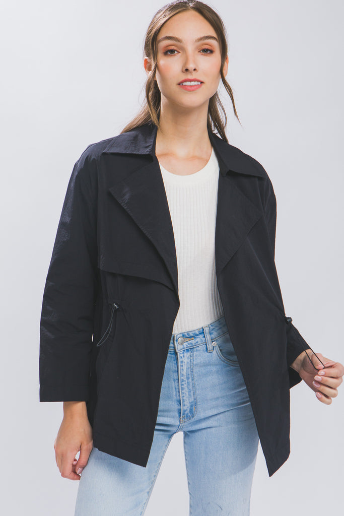 Windbreaker Trench Jacket Love Tree 80209