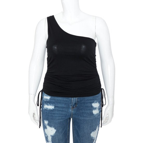One Shoulder Tank Top Plus Ambiance 73262
