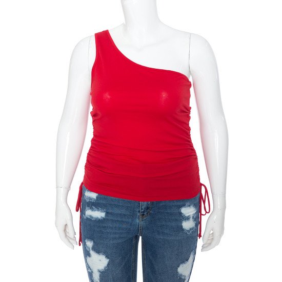 One Shoulder Tank Top Plus Ambiance 73262