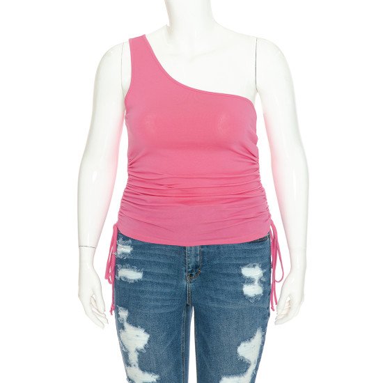 One Shoulder Tank Top Plus Ambiance 73262