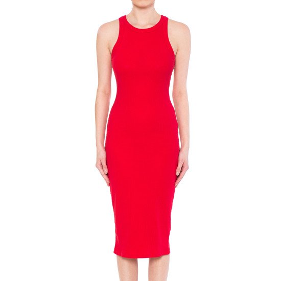 Sleeveless Bodycon Midi Dress 73358