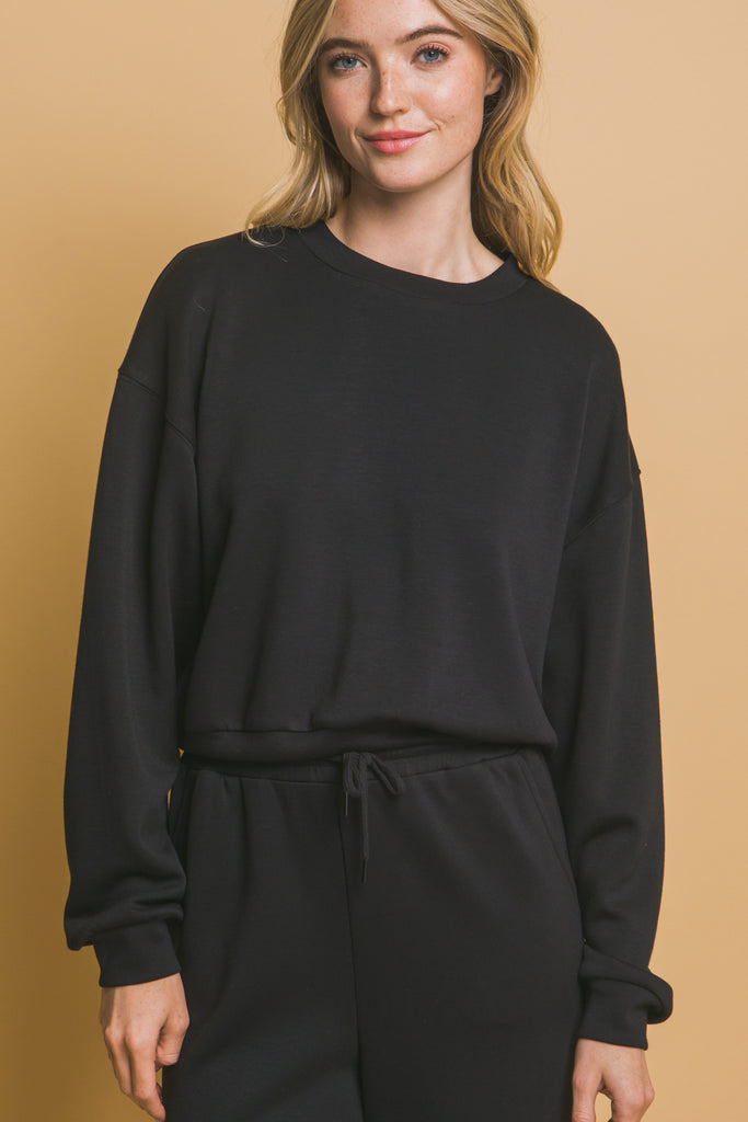 Long Sleeve Crew Neck Sweater 10334