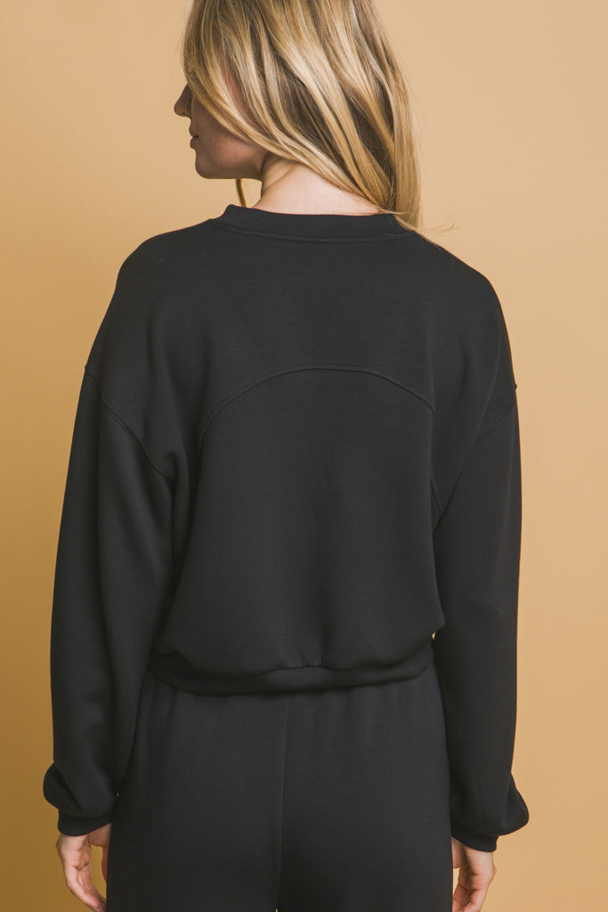 Long Sleeve Crew Neck Sweater 10334